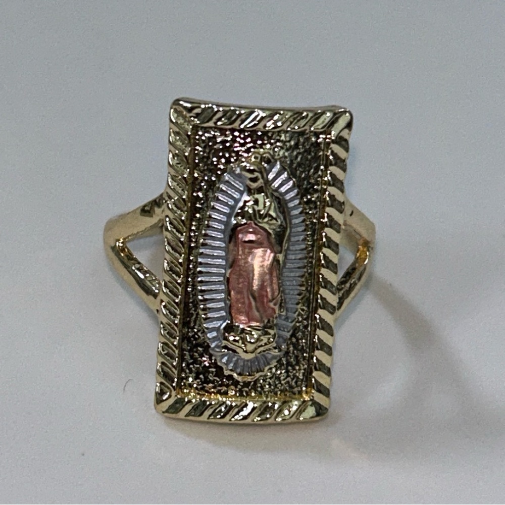Virgin Mary Tri Color Ring